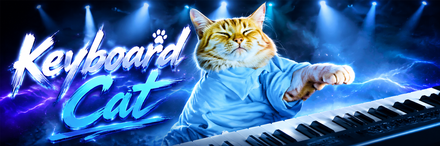 Keyboard Cat banner